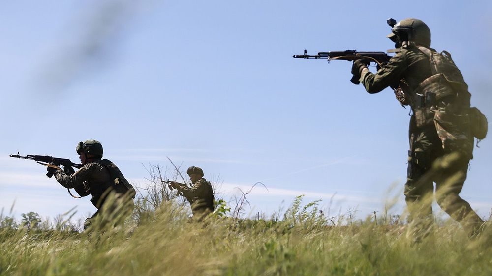 Counter-FPV drone training in Lugansk People's Republic, Russia