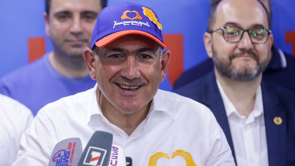 Armenian PM Pashinyan gives press conference following 2026 parliamentary election