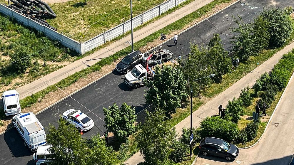 Car explodes in Balashikha near Moscow