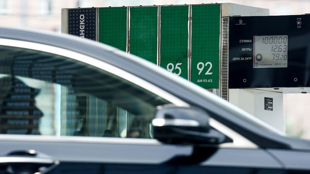 Petrol stations in Novosibirsk, Russia