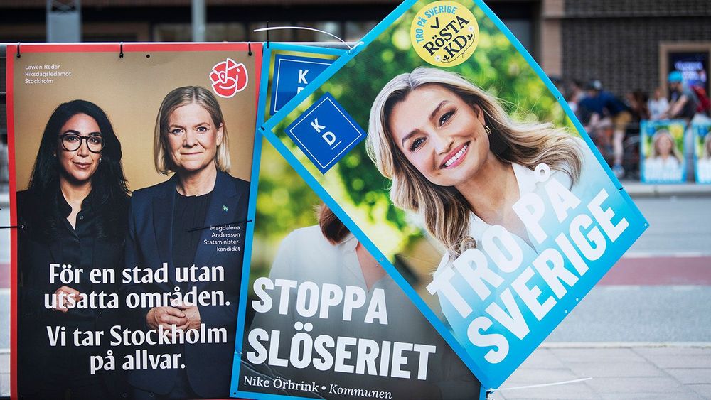 Preparations for the general elections in Sweden