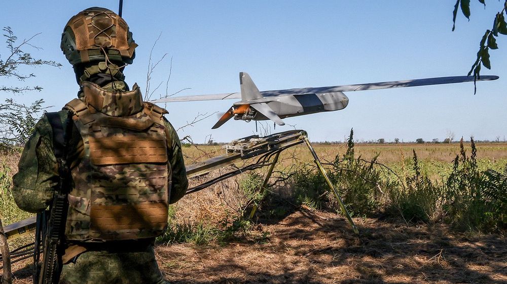 Russian Army's Merlin VR drone reconnaissance squad in Kherson Region