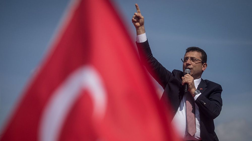 New Mayor Of Istanbul Ekrem Imamoglu Holds Victory Rally