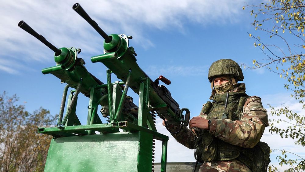 Mobile air-defence crew depolyed in Zaporozhye Region