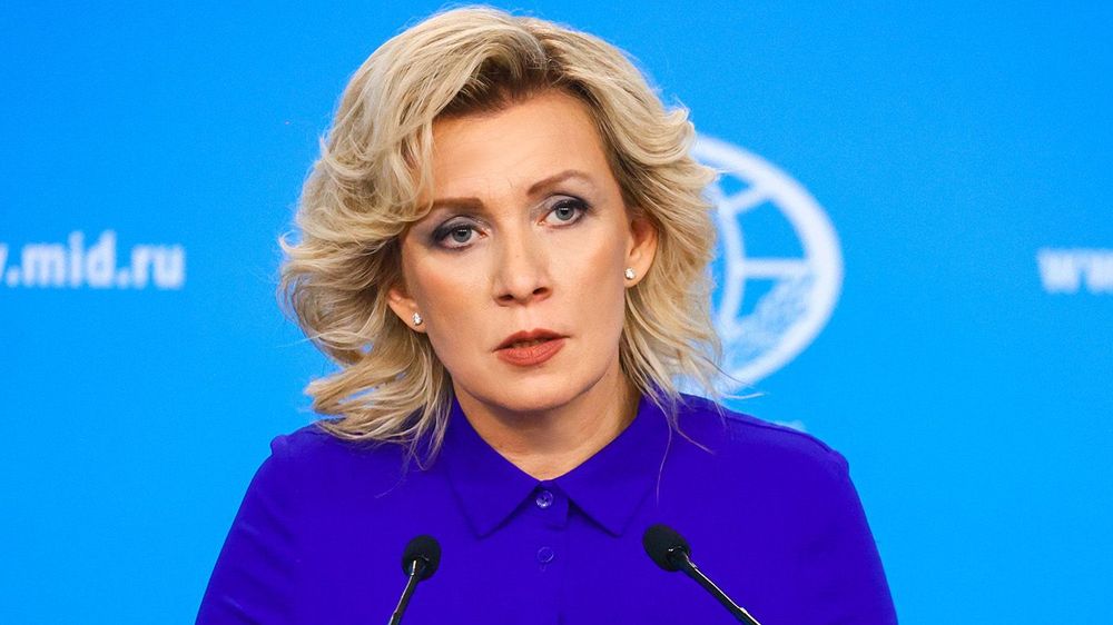 Russian Foreign Ministry Spokeswoman Maria Zakharova gives press briefing