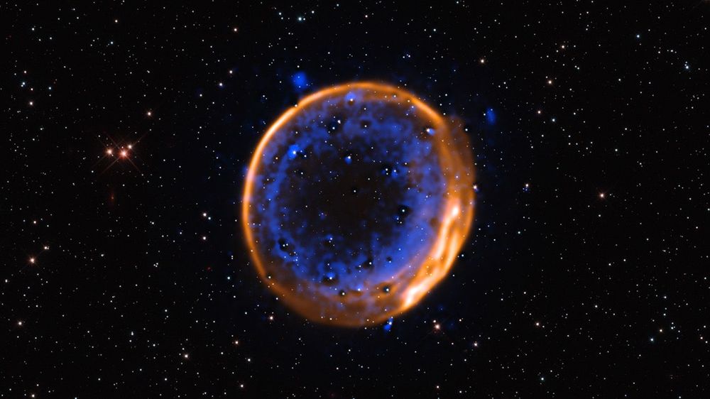 VLT image of a double-detonation supernova