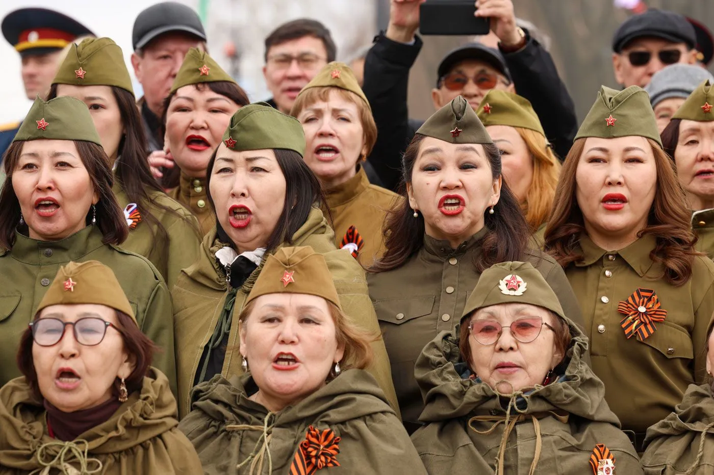 Victory Day Parade in Yakutsk
